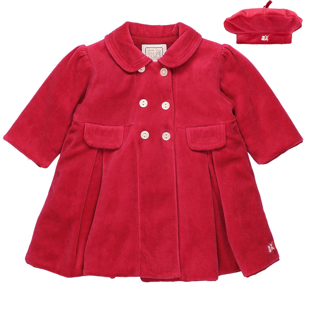 Baby girl coat and best sale hat sets