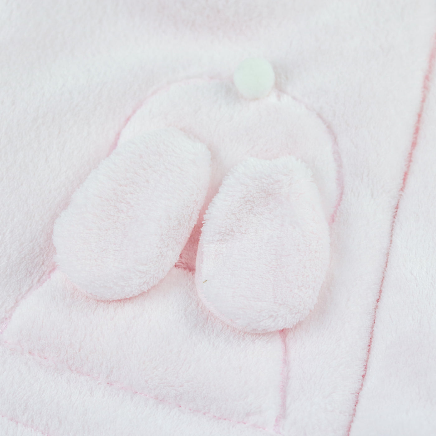 Alison Pink Fleece Baby Pramsuit