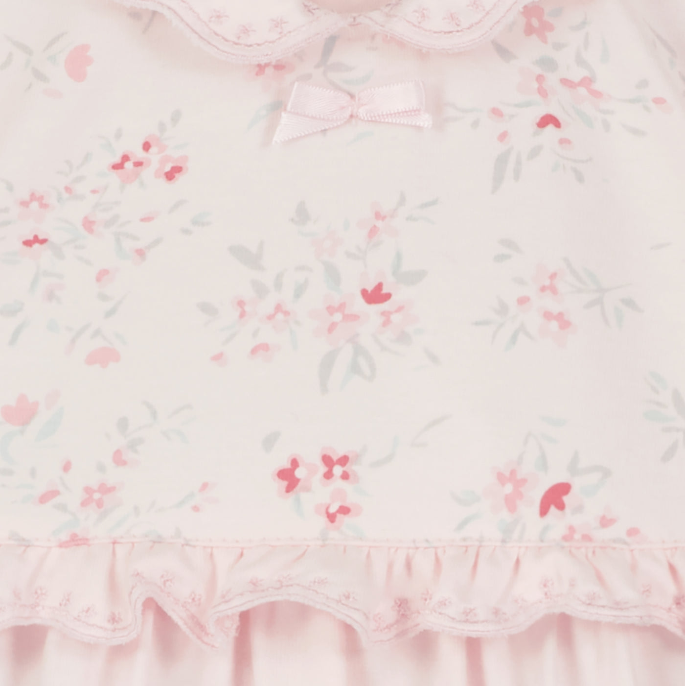 Fleur Floral Print Girls Babygrow