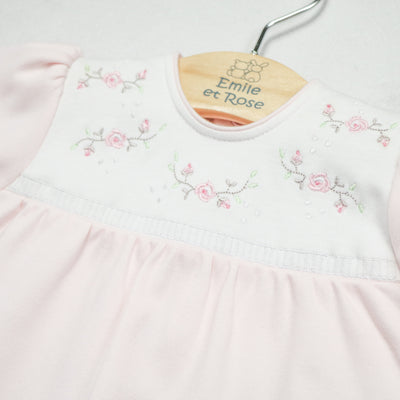 Harriet Pretty Pink Baby Girls Babygrow