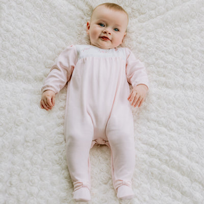 Harriet Pretty Pink Baby Girls Babygrow