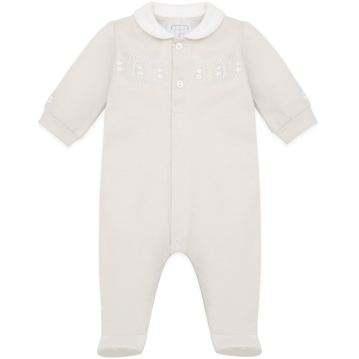 Jesse Stone Unisex Front Opening Babygrow and Hat