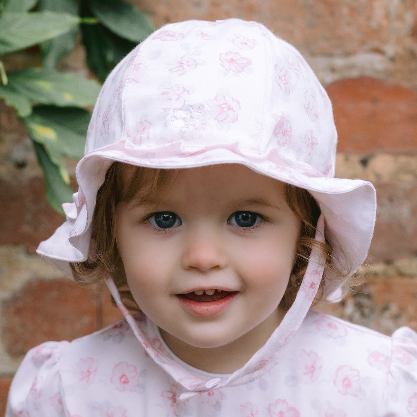 Jolene Baby Girls Floral Print Sun Hat