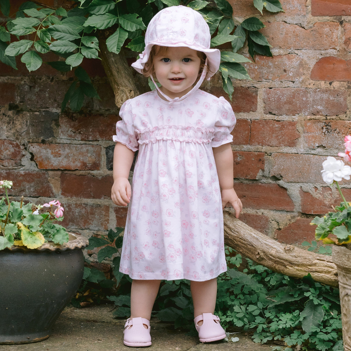 Jolene Baby Girls Floral Print Sun Hat