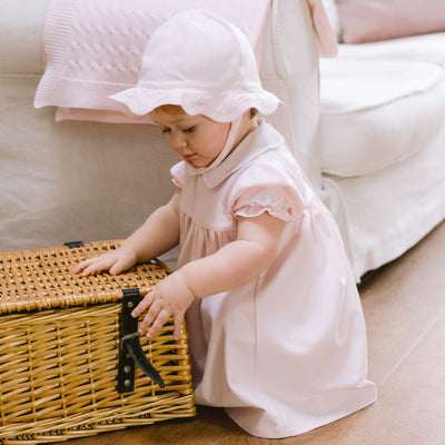 Jade Pink Girls Summer Sun Hat