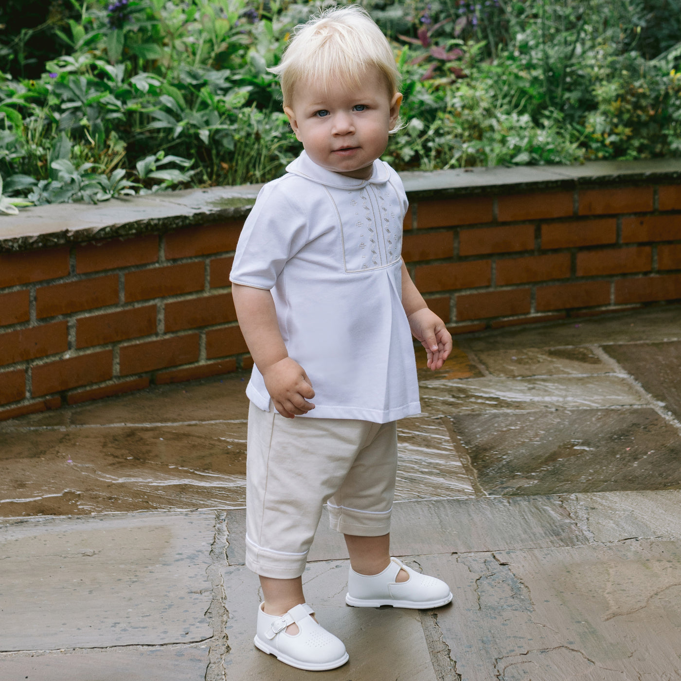 Jake Stone Boys Smart Top and Shorts Set