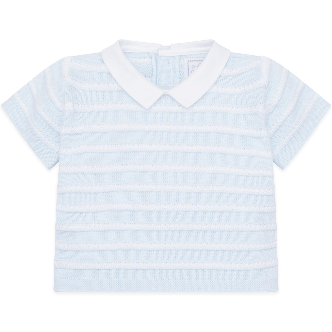 Jerry Blue Boys Stripe Knit Top and Shorts Set