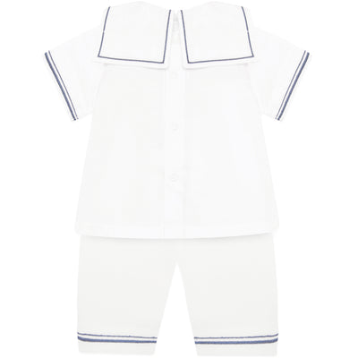 Joseph White Boys Linen Sailor Outfit with Hat