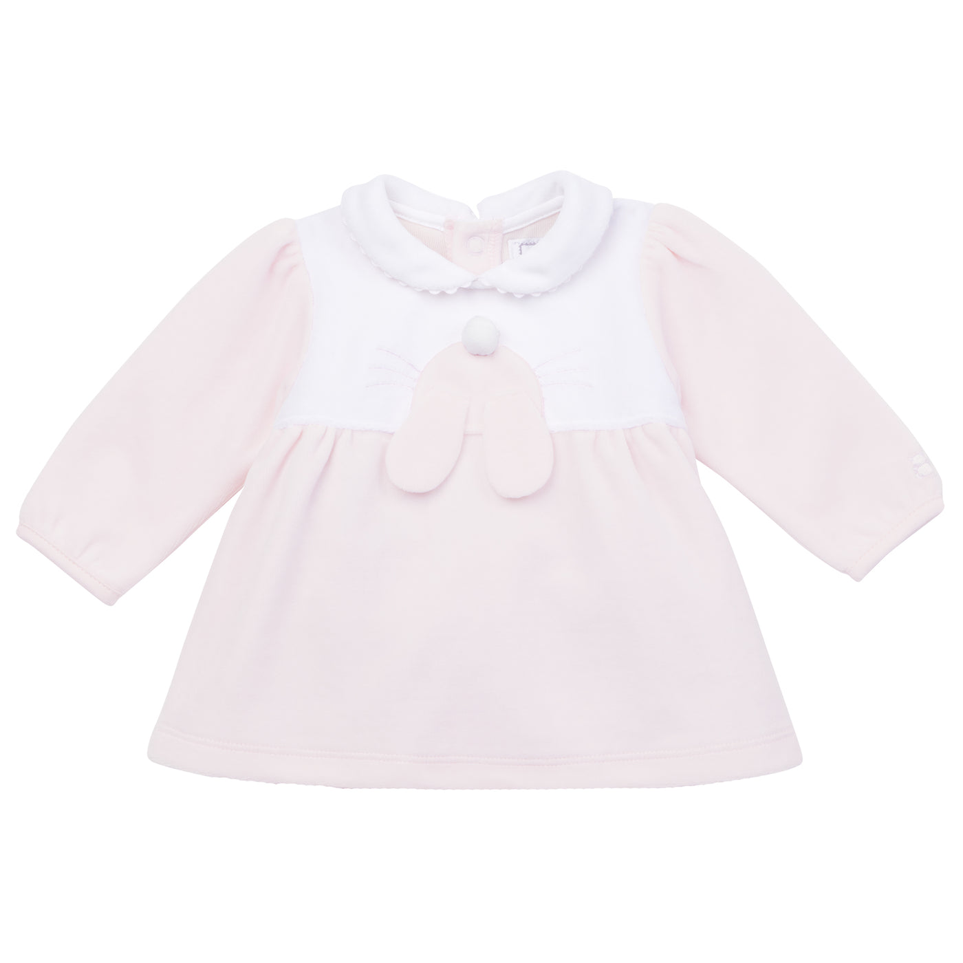 Hazel Velour Bunny Baby Girls Outfit