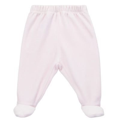 Hazel Velour Bunny Baby Girls Outfit