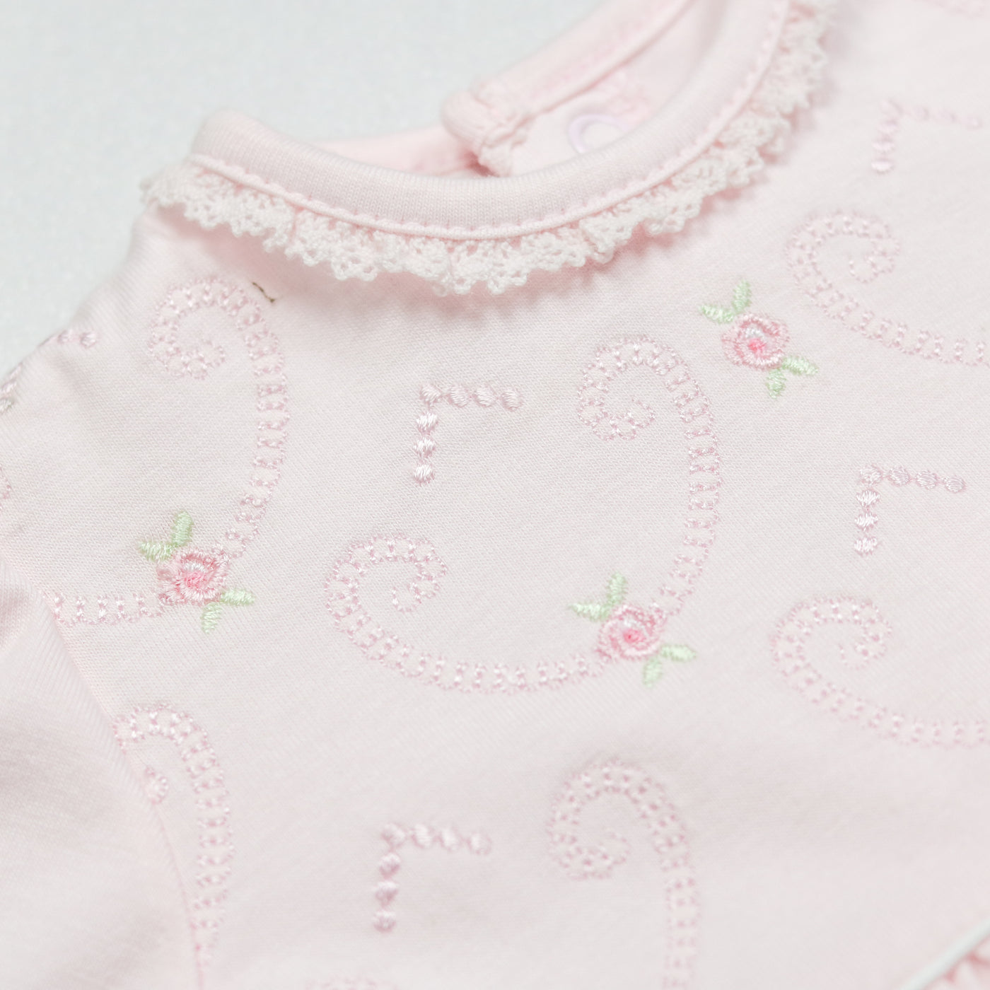 Hannah Baby Girls Dress with Embroidery Detail