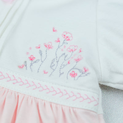 Juliette Girls Floral Embroidery Dress and Pants