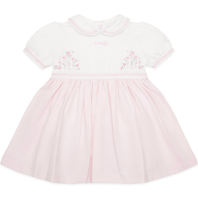 Juliette Girls Floral Embroidery Dress and Pants