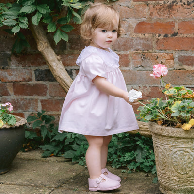 Janais Girls Dress and Frilly Knicker Set