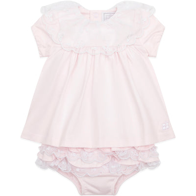 Janais Girls Dress and Frilly Knicker Set