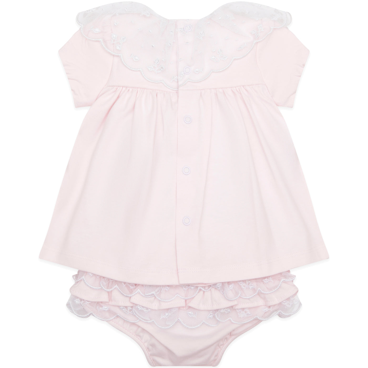 Janais Girls Dress and Frilly Knicker Set