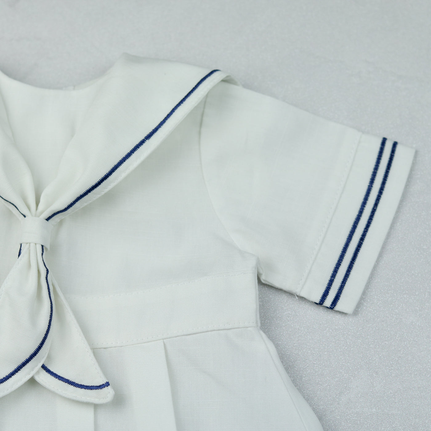 Jocelyn Girls White Sailor Dress and Hat