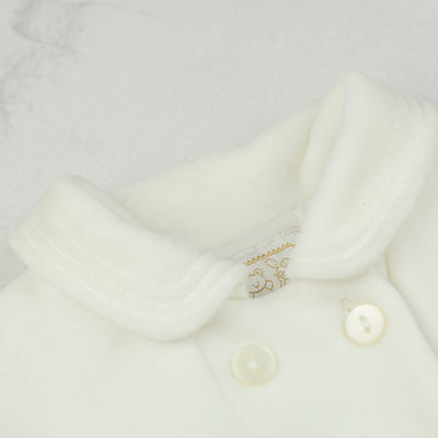 Rosanna Ivory Velour Girls Coat & Hat Set