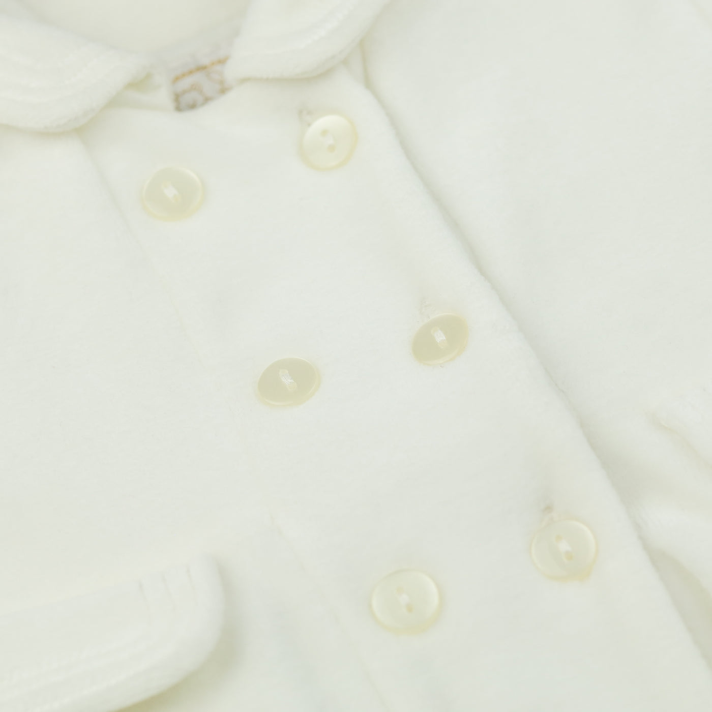 Rosanna Ivory Velour Girls Coat & Hat Set