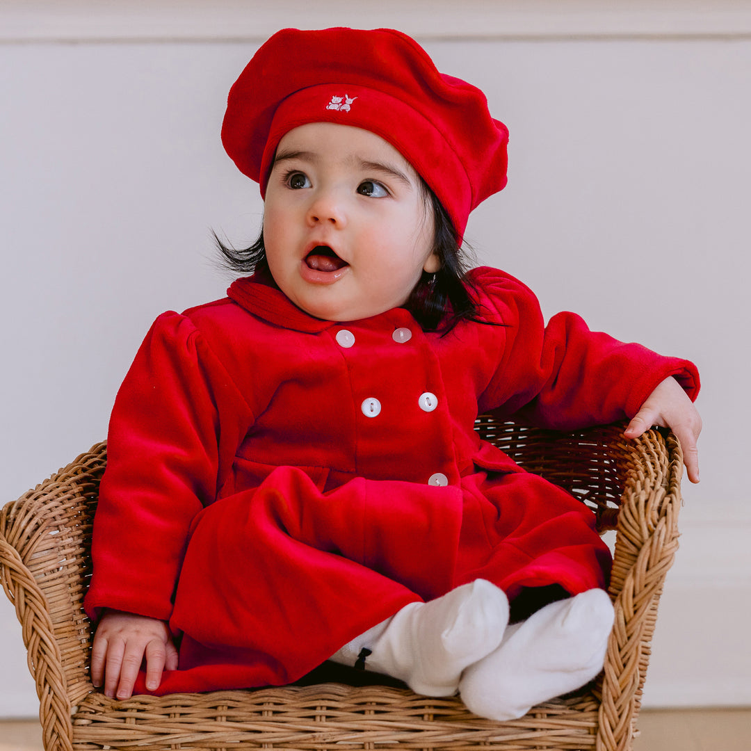 Little girls red coat online