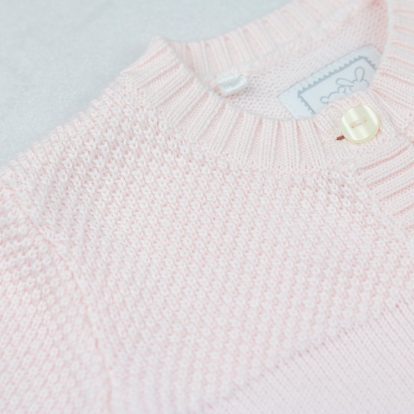 Cypress Pink Knit Baby Cardigan