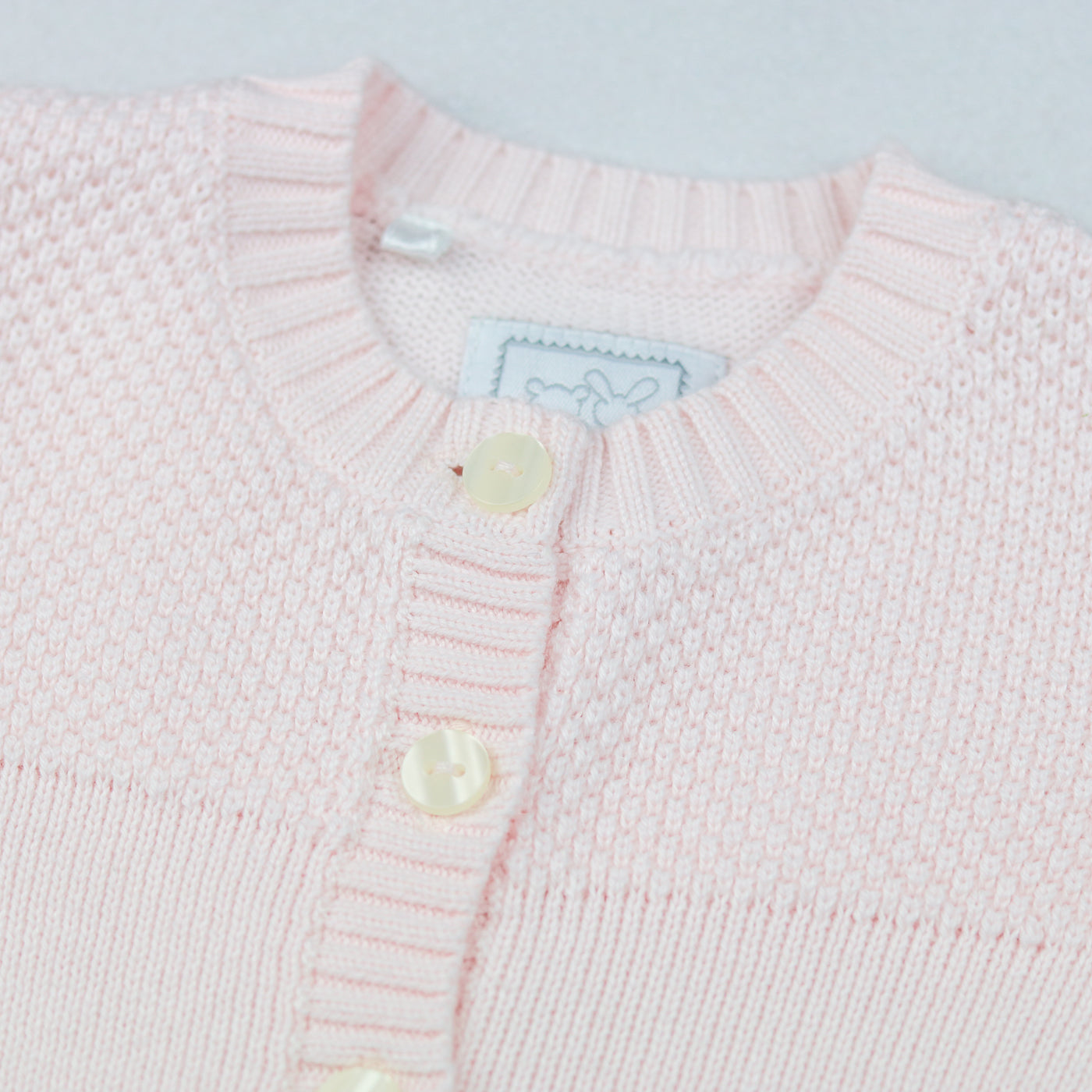 Cypress Pink Knit Baby Cardigan