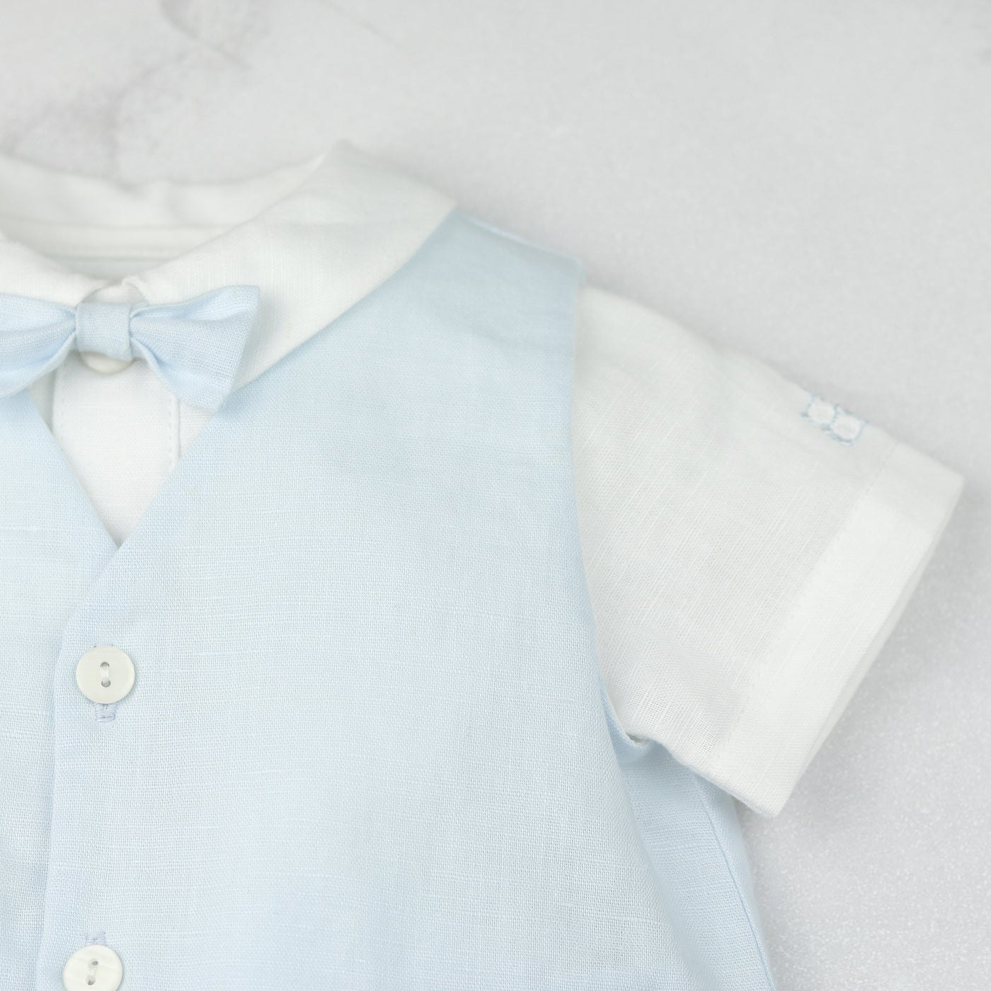 Perry Blue Baby Boys Outfit Set