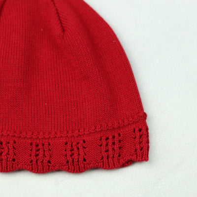 Elise Red Knit All in One & Hat