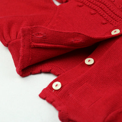 Elise Red Knit All in One & Hat