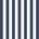Emerson Velour Navy Striped Babygrow