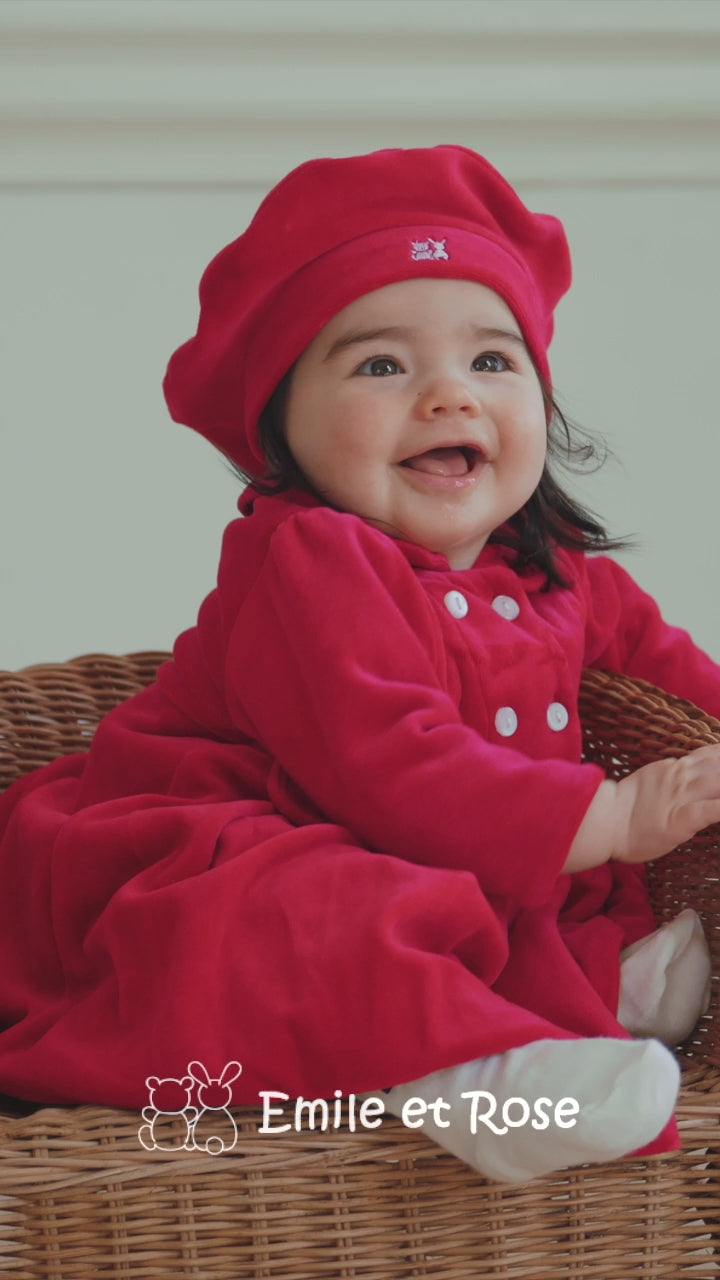 Red coat baby girl store