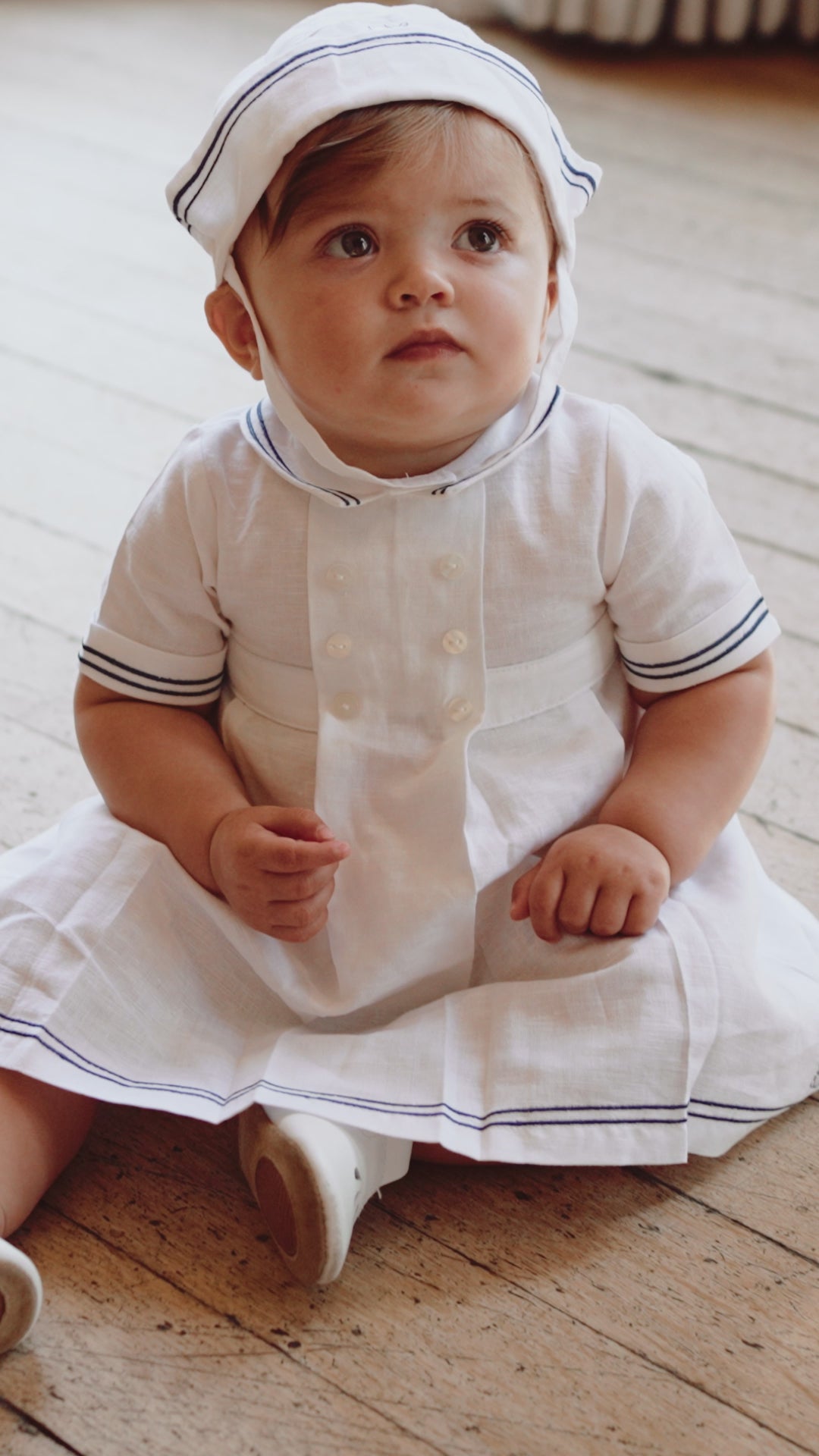 Shelley Baby Girls Sailor Dress Traditional Baby Dress Emile et Rose