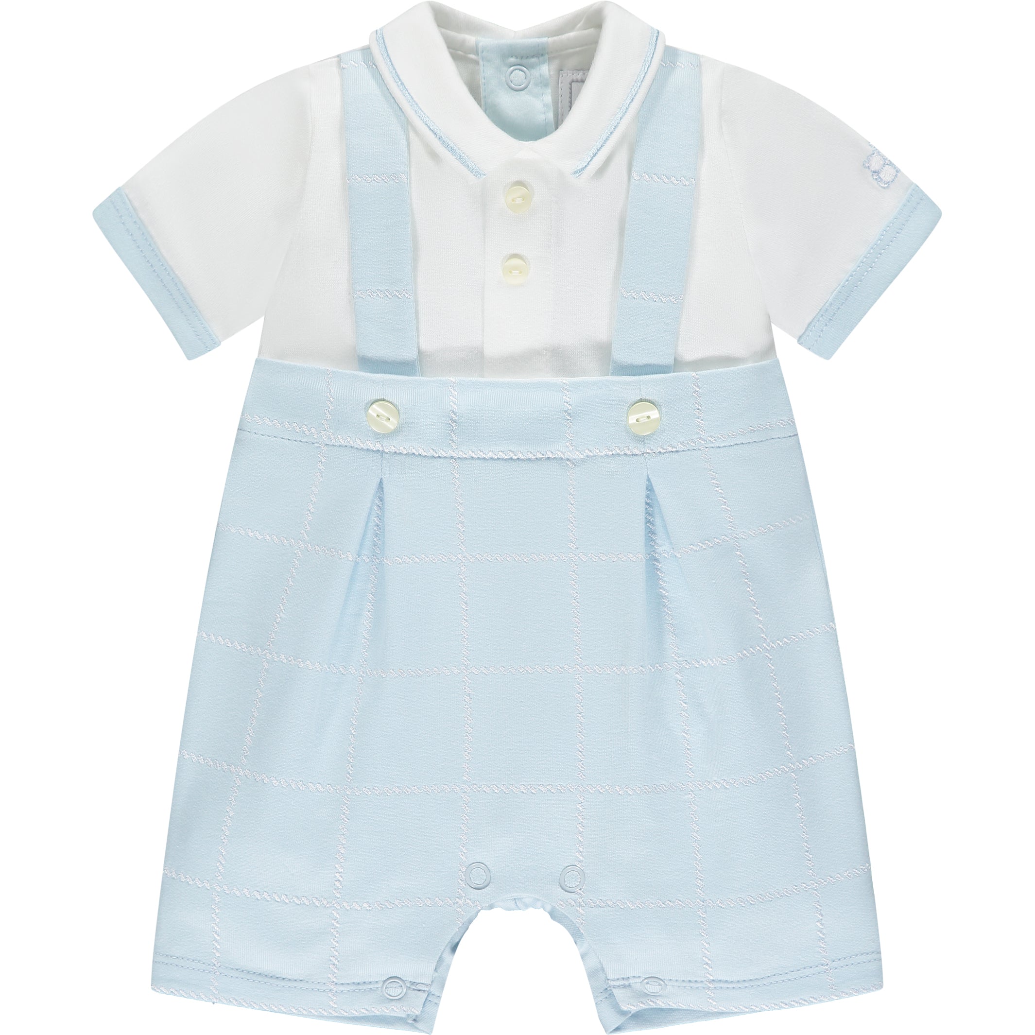 Devon Blue Baby Romper – Emile et Rose