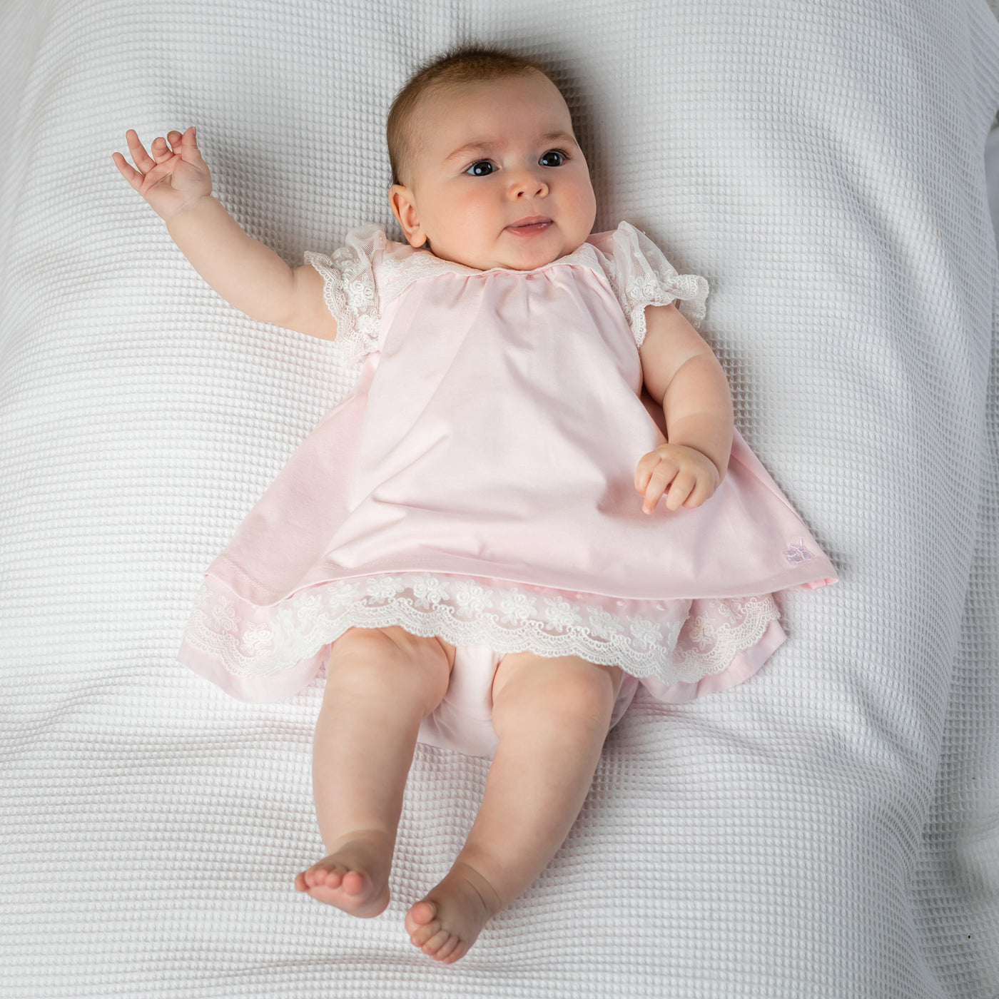 Whisper Pink Baby Dress - Emile et Rose