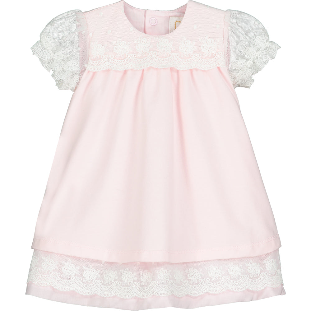 Whisper Pink Baby Dress - Emile et Rose