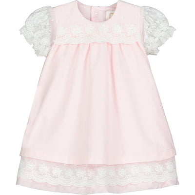 Whisper Pink Baby Dress - Emile et Rose