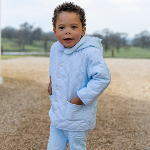 Baby boy quilted jacket hotsell