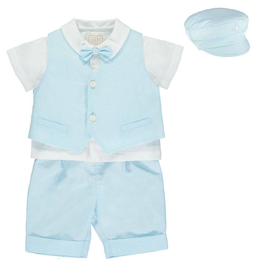 Baby blue boys outfit best sale